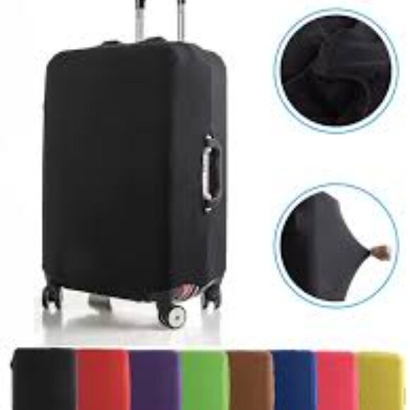 Luggage Protector / Suitcase Cover / Elastic Slip-On / NWT - Green- 22-25"- MD - Picture 5 of 7